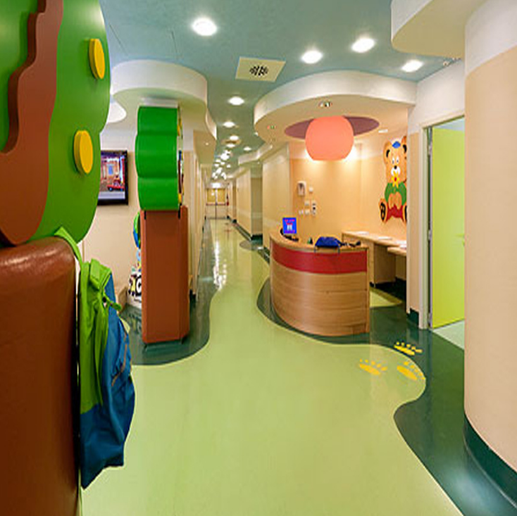 幼兒園PVC環保地板案例